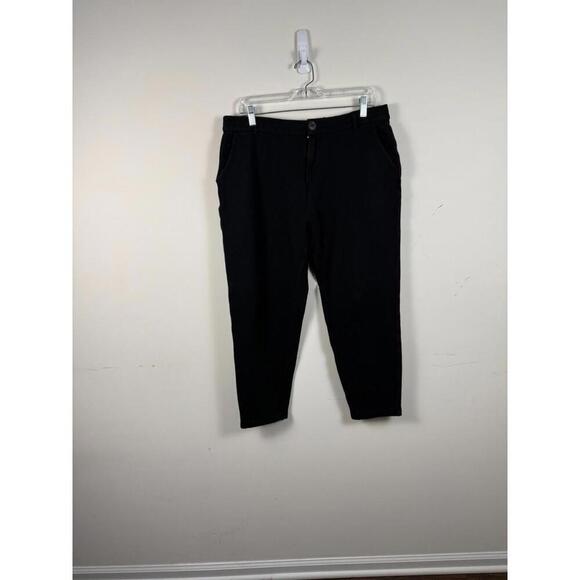 Naadam Cotton Cashmere Trouser Black Medium - Picture 1 of 6